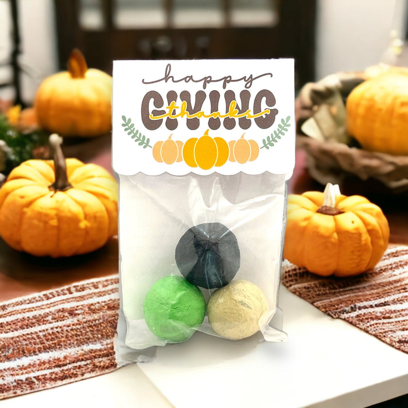 Seed Bombs - 3 Pack - Thanksgiving Gift to say Thank you - 3 seed bombs/pack - Canadian Wildflower