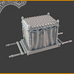 Desert Noble Lounging - DND mini, EC3D Scorching Sands, Desert Miniatures | Villager | Merchant | Shopkeeper | Sultan | Palanquin | Eastern