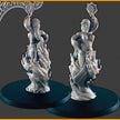 Elemental Djinn - DND mini, EC3D Scorching Sands, Desert Miniatures | Fire | Earth | Water | Air | Genie | Sand | Eastern | Djinni