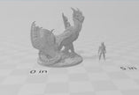 Wyvern mini - DND mini, EC3D Scorching Sands, Desert Miniatures | Dragon | Oasis | Huge | Lich | Eastern | Pathfinder