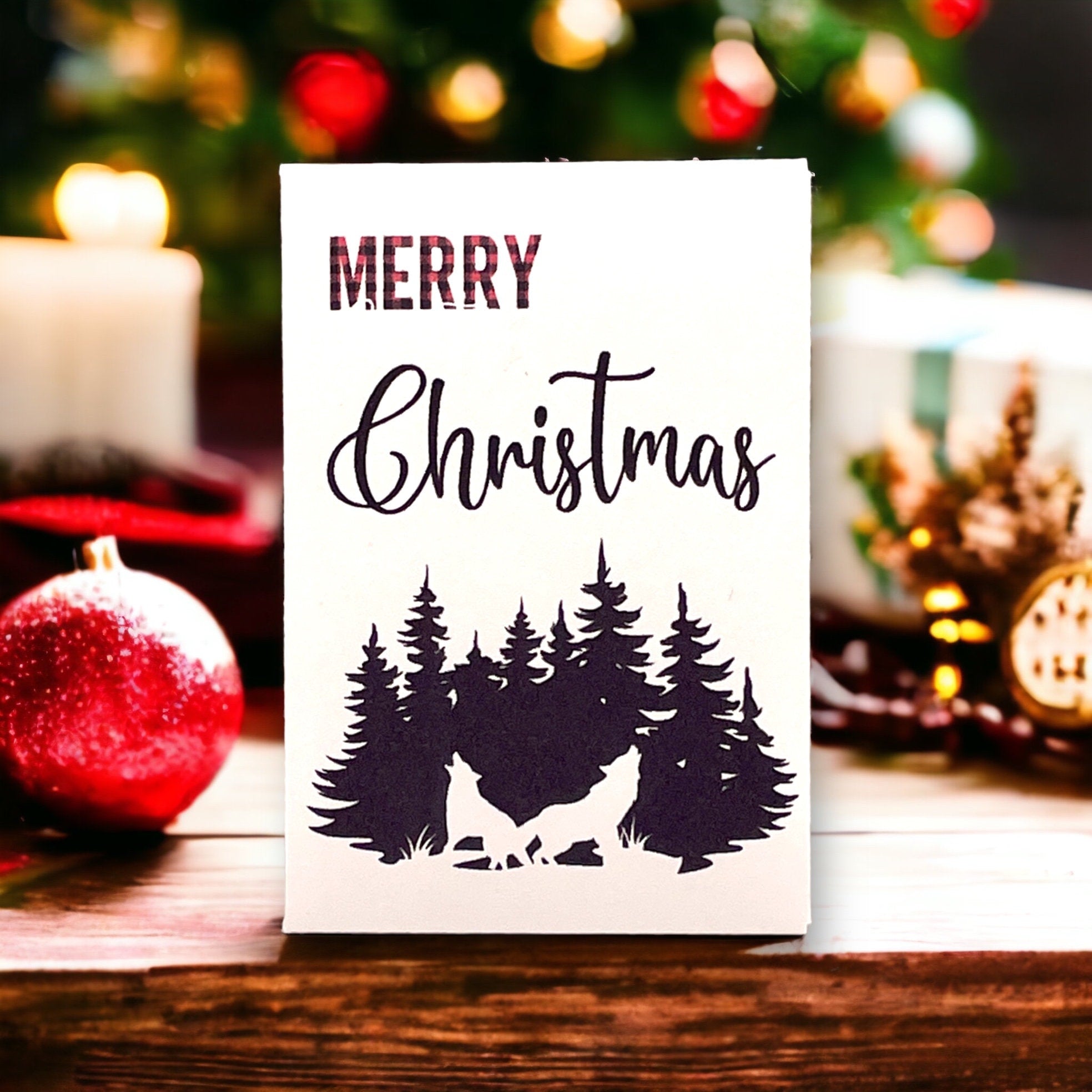Seed Packages - Christmas - Woodland Creature Designs - Ornament or Gift Tag - Includes 10 Packs of seeds