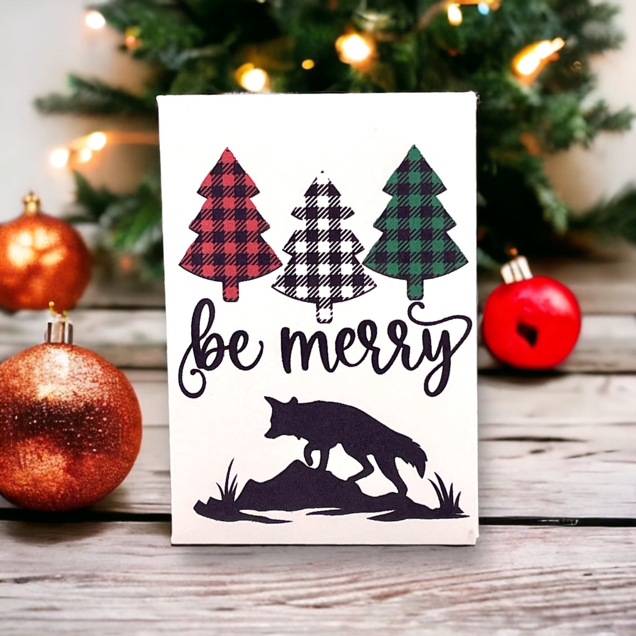 Seed Packages - Christmas - Woodland Creature Designs - Ornament or Gift Tag - Includes 10 Packs of seeds