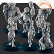 Sci-Fi Cantina Crew mini set - EC3D | Legion | Cyberpunk | Starfinder | Scifi | Futuristic | Cybernetic | Alien | Male | Female