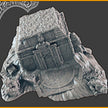 Sinking Tomb  - DND Terrain, EC3D Scorching Sands, Desert Miniatures | Temple | Sand  | Dunes | Scatter Scenery | Pathfinder | Wargaming