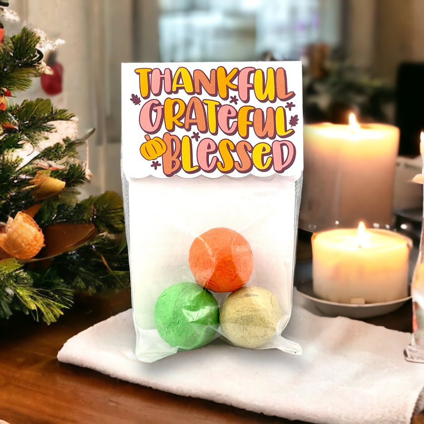 Seed Bombs - 3 Pack - Thanksgiving Gift to say Thank you - 3 seed bombs/pack - Canadian Wildflower