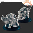 Sci-Fi Alien Beast-of-Burden Uscon mini set - EC3D | Legion | Cyberpunk | Starfinder | Scifi | Futuristic | Alien | Mount |