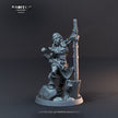 DnD Miniature Party Set 7 - 28mm Adventuring Group - Sorcerer | Fighter | Paladin | Rogue | Barbarian | Pathfinder 2E | DnD 5E | Mini Set