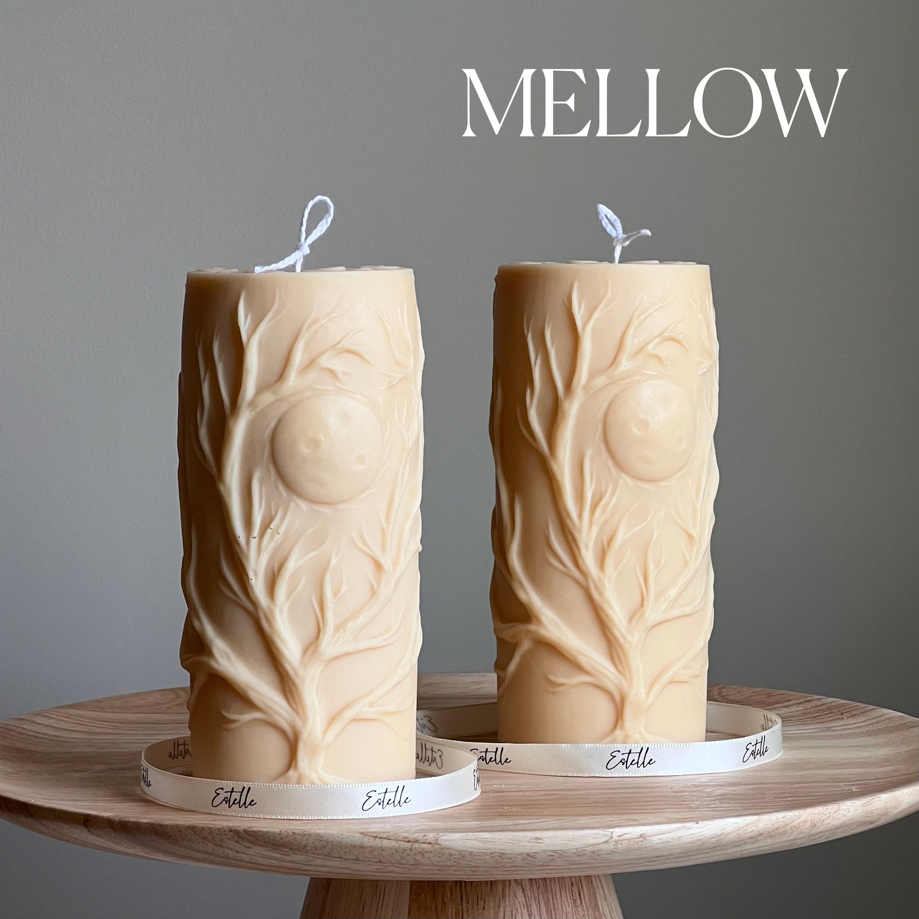 Sculptural Tree Candle | Soy Wax Pillar