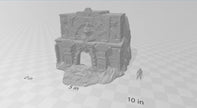Desert Tomb - DND and Wargaming Terrain, EC3D - Desert Miniatures | Temple | Sand  | Dunes, Scatter Scenery, Pathfinder