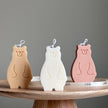 Handmade Teddy Bear Soy Wax Candle: Nursery Decor Gift