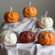 Hand Poured Halloween Pumpkin Candle | Soy Wax Sculptural Candle