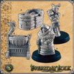 Young to Old mini set - Family - EC3D, DnD | Townsfolk | Everyday Folk | Baby | 28mm 32mm | Pathfinder | Fantasy | Villager