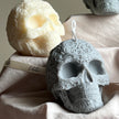 Handmade Halloween Skull Candle: Spooky Soy Wax Home Decor