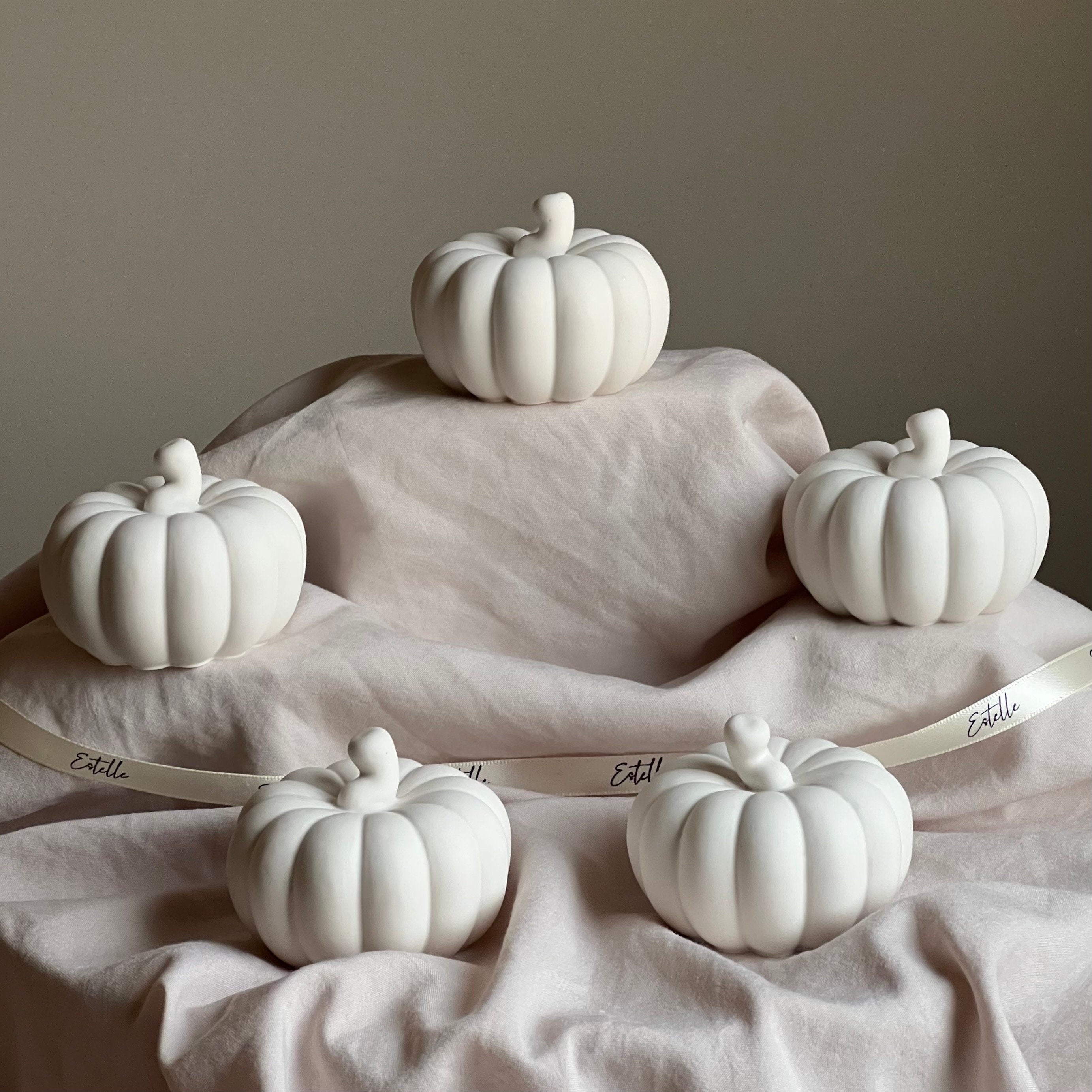 Handmade Jesmonite Pumpkin Decor | Autumn Decoration