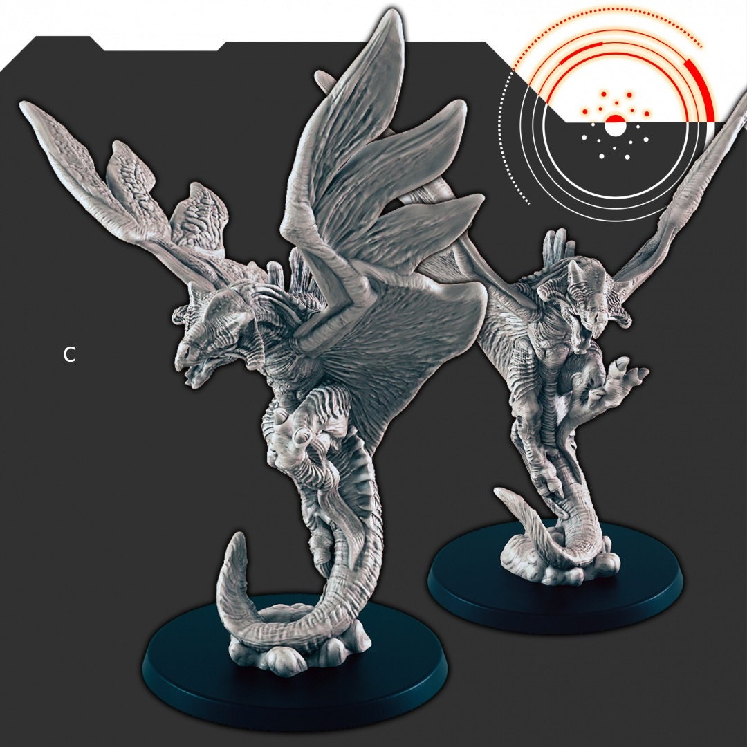 Sci-Fi Alien Beasties Set 1 - EC3D | Legion | Cyberpunk | Starfinder | Scifi | Predator | Futuristic | Raezzar | Judurian | Male | Female