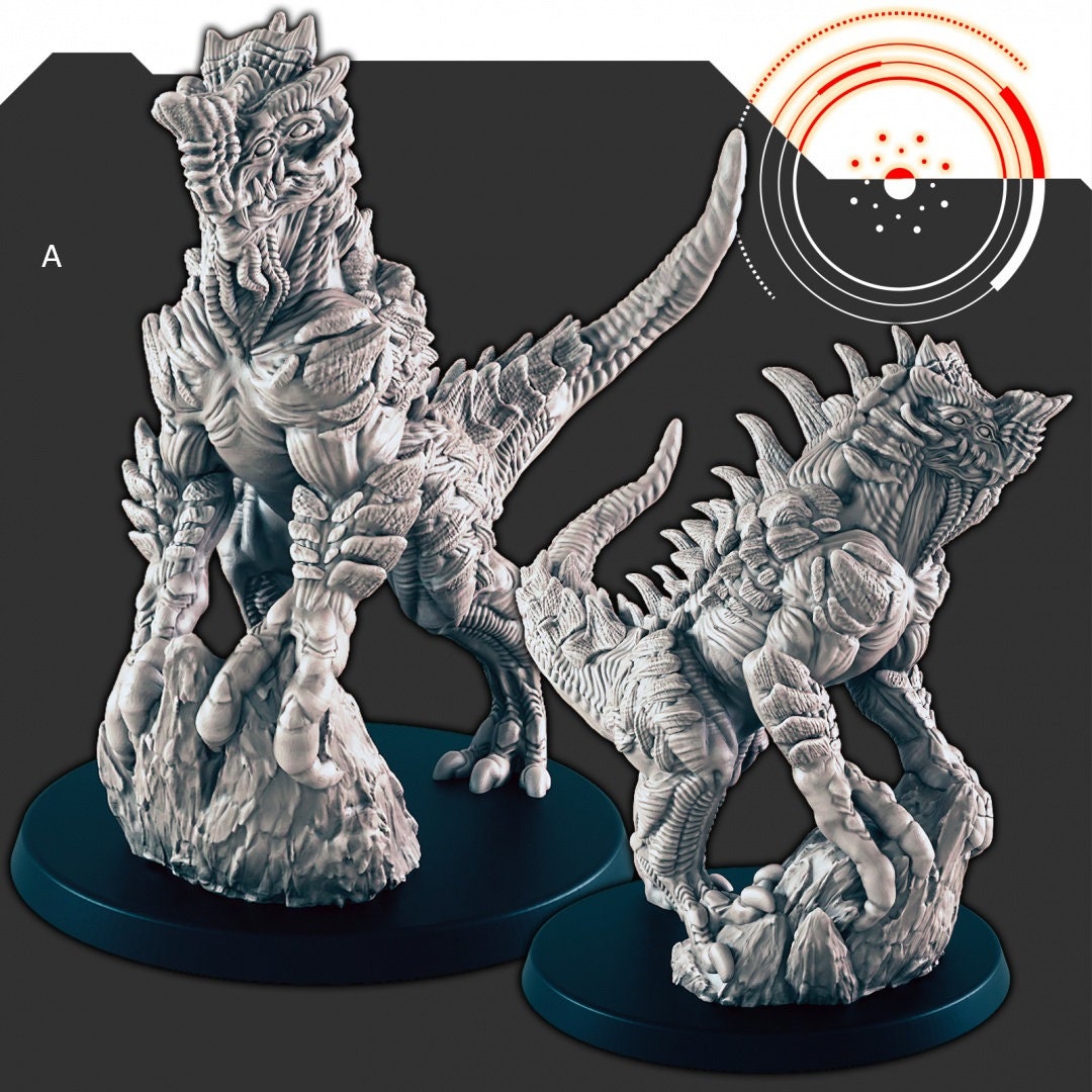 Sci-Fi Alien Beasties Set 1 - EC3D | Legion | Cyberpunk | Starfinder | Scifi | Predator | Futuristic | Raezzar | Judurian | Male | Female