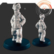 Sci-Fi Alien Civilians mini set - EC3D | Legion | Cyberpunk | Starfinder | Scifi | Futuristic | Cybernetic | Alien | Male | Female