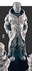 Sci-Fi Market Folk mini set - EC3D | Legion | Cyberpunk | Starfinder | Scifi | Futuristic | Cybernetic | Alien | Human | Male | Female