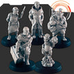 Sci-Fi Market Folk mini set - EC3D | Legion | Cyberpunk | Starfinder | Scifi | Futuristic | Cybernetic | Alien | Human | Male | Female