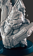 Sci-Fi Galactic Council mini set - EC3D | Legion | Cyberpunk | Starfinder | Scifi | Alien | Futuristic | Cybernetic | Human | Male | Female