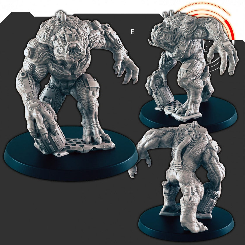 Sci-Fi Alien Hive mini set - EC3D | Legion | Cyberpunk | Starfinder | Scifi | Futuristic | Cybernetic | Alien Hive | Male | Female |Infected
