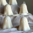 Handmade Halloween Ghost Candle | Sculptural Soy Wax Home Decor