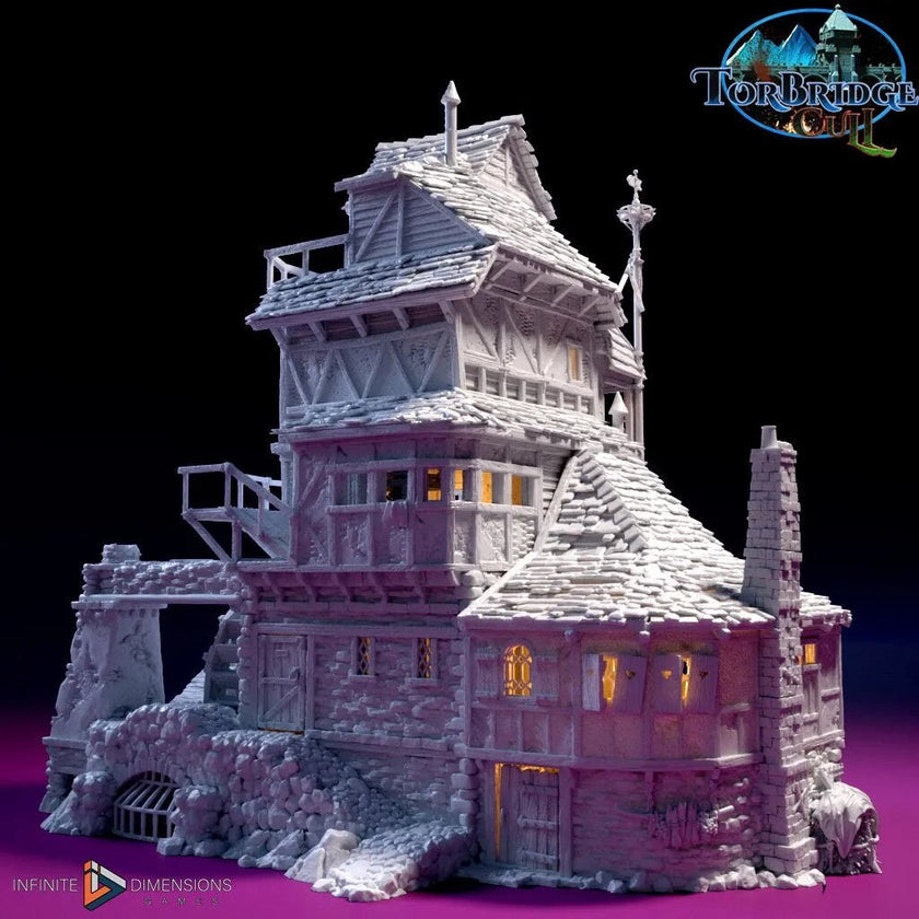 The Gruel Mill Model Building set - Dnd, Wargaming, Model Train | Village | Factory | Medieval | Fantasy | D&D | 28mm | 32mm | Pathfinder