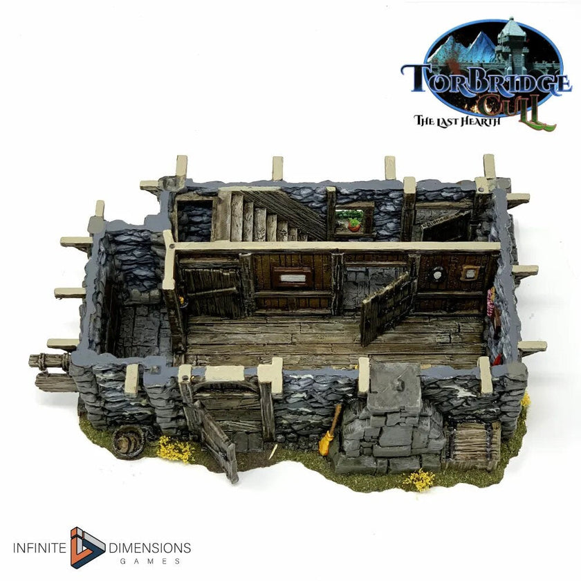 Milat's Townhouse Model Building set - Dnd, Wargaming, Model Train | Village | House | Medieval | Fantasy | D&D | 28mm | 32mm | Pathfinder
