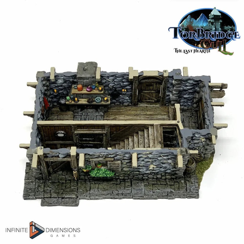 Milat's Townhouse Model Building set - Dnd, Wargaming, Model Train | Village | House | Medieval | Fantasy | D&D | 28mm | 32mm | Pathfinder