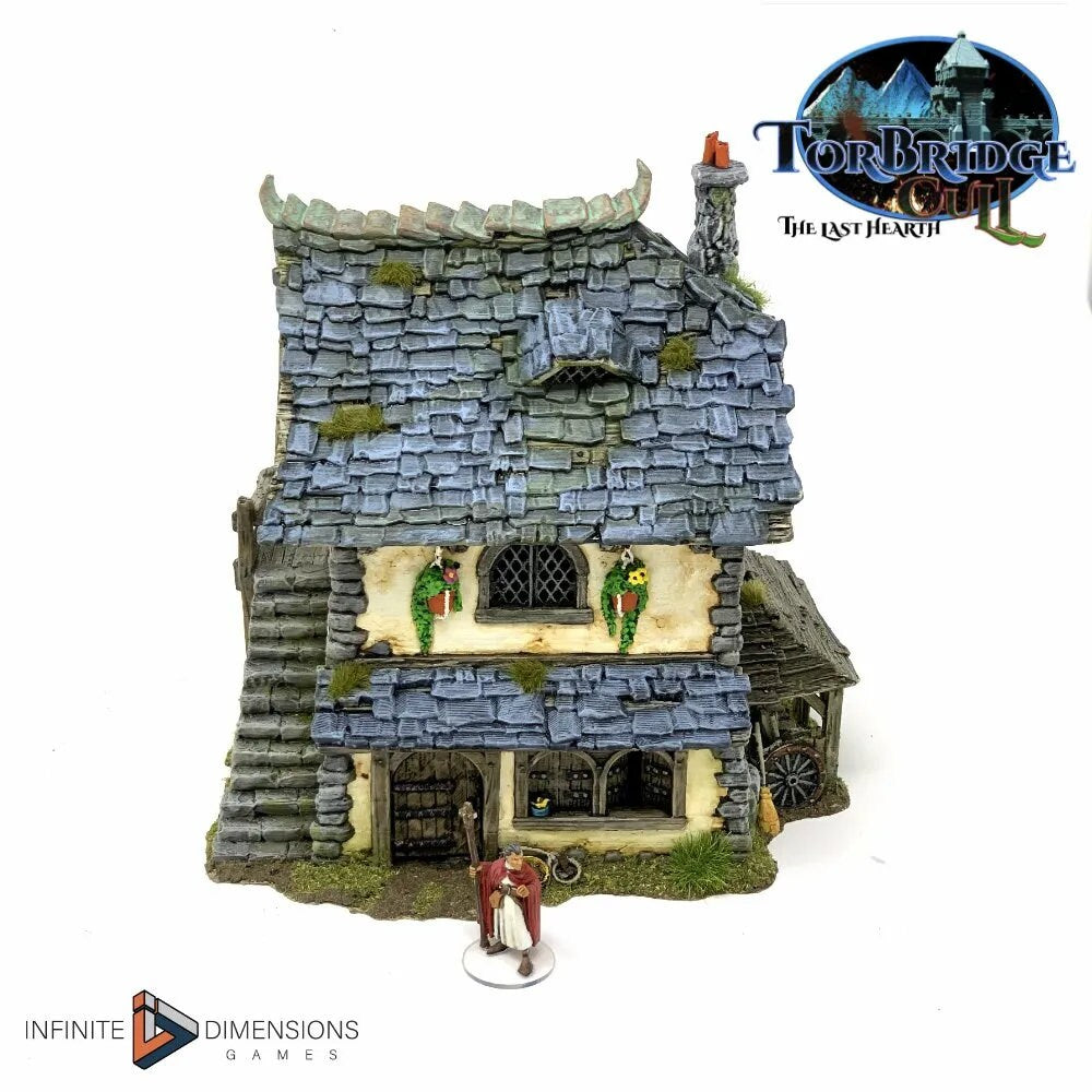 Grumbles Cottage Model Building set - Dnd, Wargaming, Model Train | Village | House | Medieval | Fantasy | D&D | 28mm | 32mm | Pathfinder
