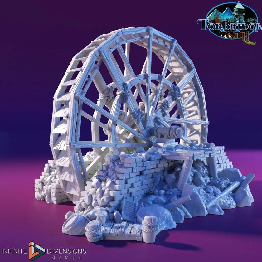 The Lumbermill Model Building set - Dnd, Wargaming, Model Train | Village | Town | Medieval | Fantasy | D&D | Terrain | Forest | Pathfinder