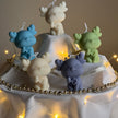 Handmade Christmas Reindeer Soy Candle: Holiday Decor Gift