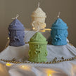 Hand Poured Christmas Carousel Soy Candle: Festive Decor