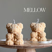 Teddy Bear Soy Wax Candle: Sculptural Home Decor