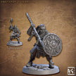 Viking Fighters dnd mini set - Artisan Guild | Male | Female | Fighter | Barbarian | Ranger | Northman | Pathfinder | Wargaming, 28mm 32mm