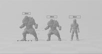 Viking Fighters dnd mini set - Artisan Guild | Male | Female | Fighter | Barbarian | Ranger | Northman | Pathfinder | Wargaming, 28mm 32mm