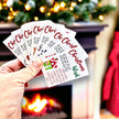 Seed Packages - Christmas - Whimsical Wish Seeds - Ornament or Gift Tag - Includes 10 Packs of hollyhock seeds