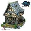 The Widow's Manor Model Building set - Dnd, Wargaming, Model Train | Village | House | Medieval | Fantasy | D&D | 28mm | 32mm | Pathfinder