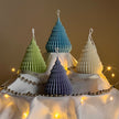 Origami Christmas Tree Soy Candle: Hand Poured Festive Decor
