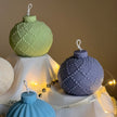 Handmade Christmas Bauble Soy Candle: Festive Ornament Decor