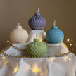 Handmade Christmas Bauble Soy Candle: Festive Ornament Decor