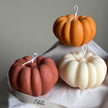 Handmade Autumn Pumpkin Soy Wax Candle: Spooky Season Decor