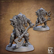 Northman Barbarians dnd Mini Set - Artisan Guild, DnD | Male | Female | Viking | Barbarian | Fighter | Pathfinder | Wargaming | 28mm 32mm