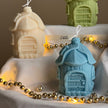 Leaf House Soy Candle: Handmade Christmas Decor Gift