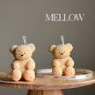 Fluffy Bear Soy Wax Candle | Handmade Home Decor