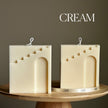 Arch Soy Wax Candle: Handmade Decorative Unscented Candle