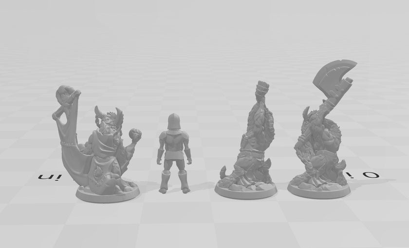 28mm Goatmen Mini Set - Arbiter Minitatures - | DnD | Minotaur | Yakfolk | Wargaming | Pathfinder | Goat | Cleric | Beastmen | Brute | Male