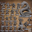 25 Viking Dnd Mini Set 2 - Artisan Guild | Male | Female | Norse | Fighter | Viking | Druid | Wizard | Pathfinder | Wargaming | 28mm 32mm