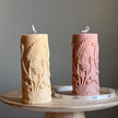 Large Fern Soy Pillar Candle | Sculptural Home Decor