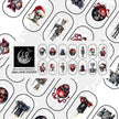 Skeleton Christmas Decals